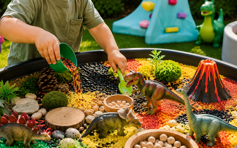 Dinosaur Sensory Play Ideas: Create a Dino World Adventure Your Little Explorer Will Love